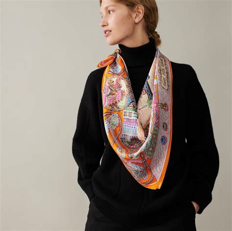 hermes super silk quest scarf|hermes scarf clearance.